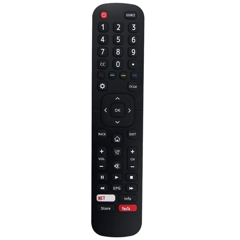 ¡OFERTA! Control Remoto A72T de Repuesto para Televisores Hisense LCD LED H32B5600 H39AE5500 H32A5840 H43AE6030 H40B5600 EN2BB27