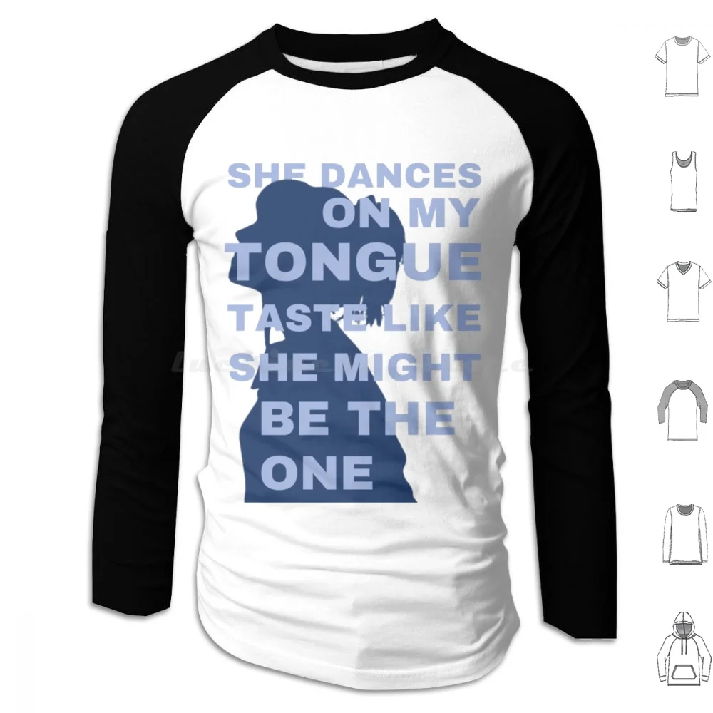 

She Dances On My Tongue Толстовки с длинным рукавом Lunch Hit Me Hard And Soft Альбом Песня Музыка Bad Guy Happier Than Ever
