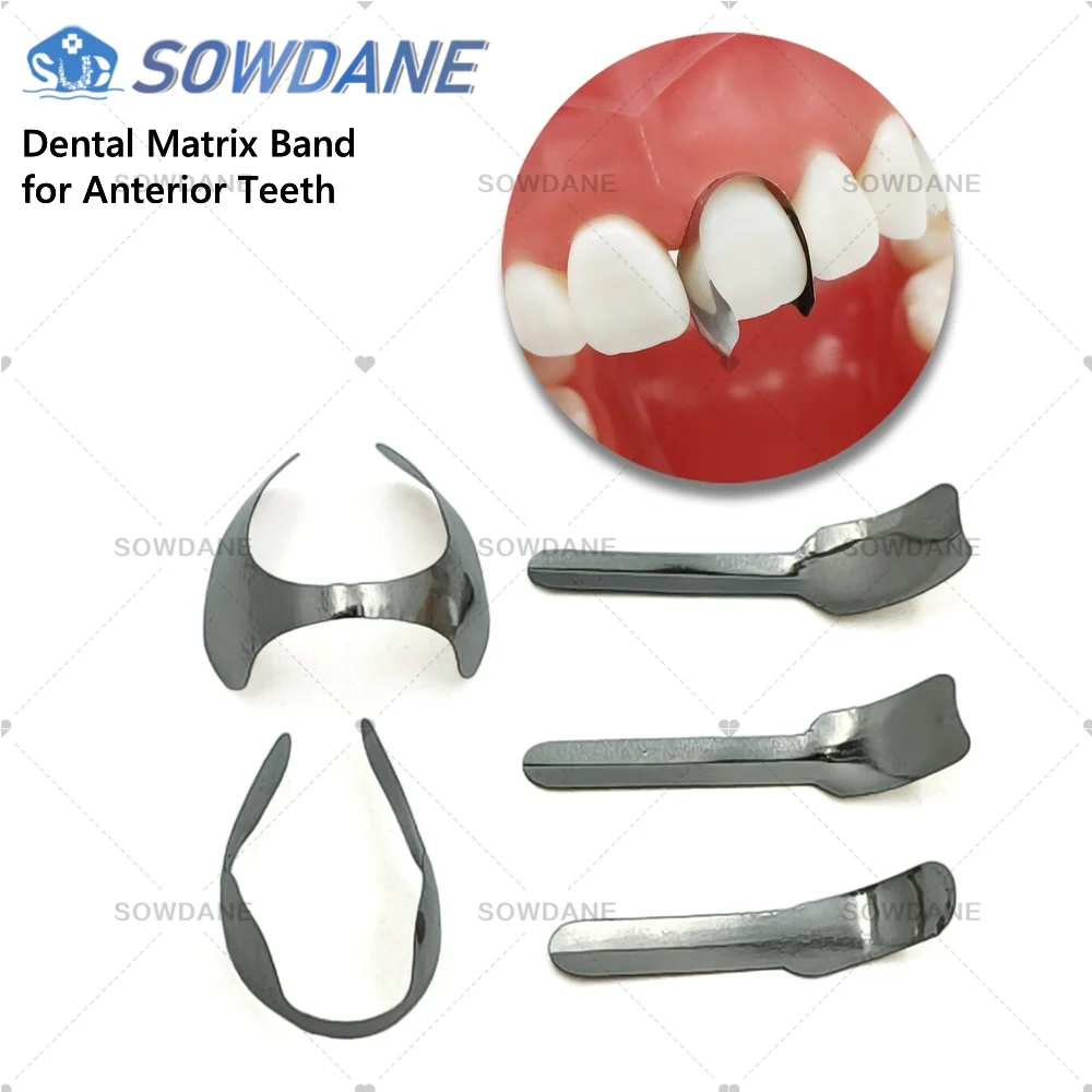 

Dental Large Small Proximal Anterior Strips Matrix Systems Twin Anterior Matrices Dental Restoration Materials