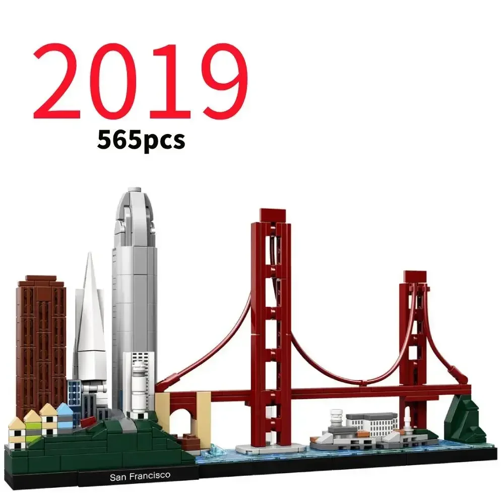 The Cheapest "famous city building" building blocks assembly compatible parts, 2016-2022 adult collection-level buildings - view 4
