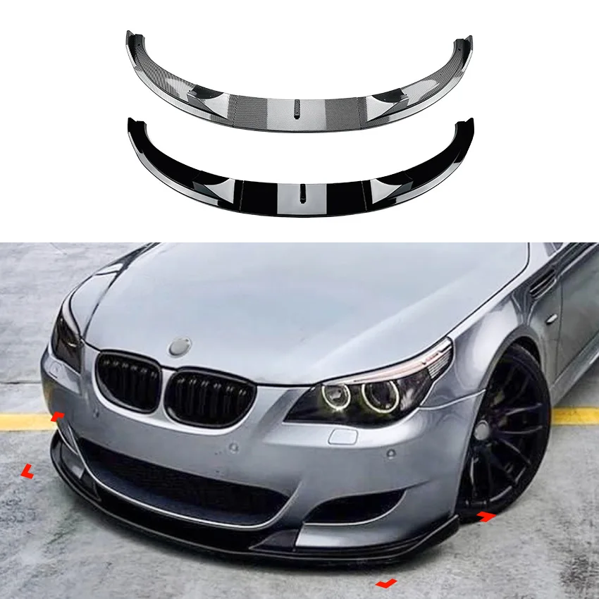 Suitable for BMW 5 Series E60 E61 2005-2010 M5 front bumper front shovel front lip exterior modification