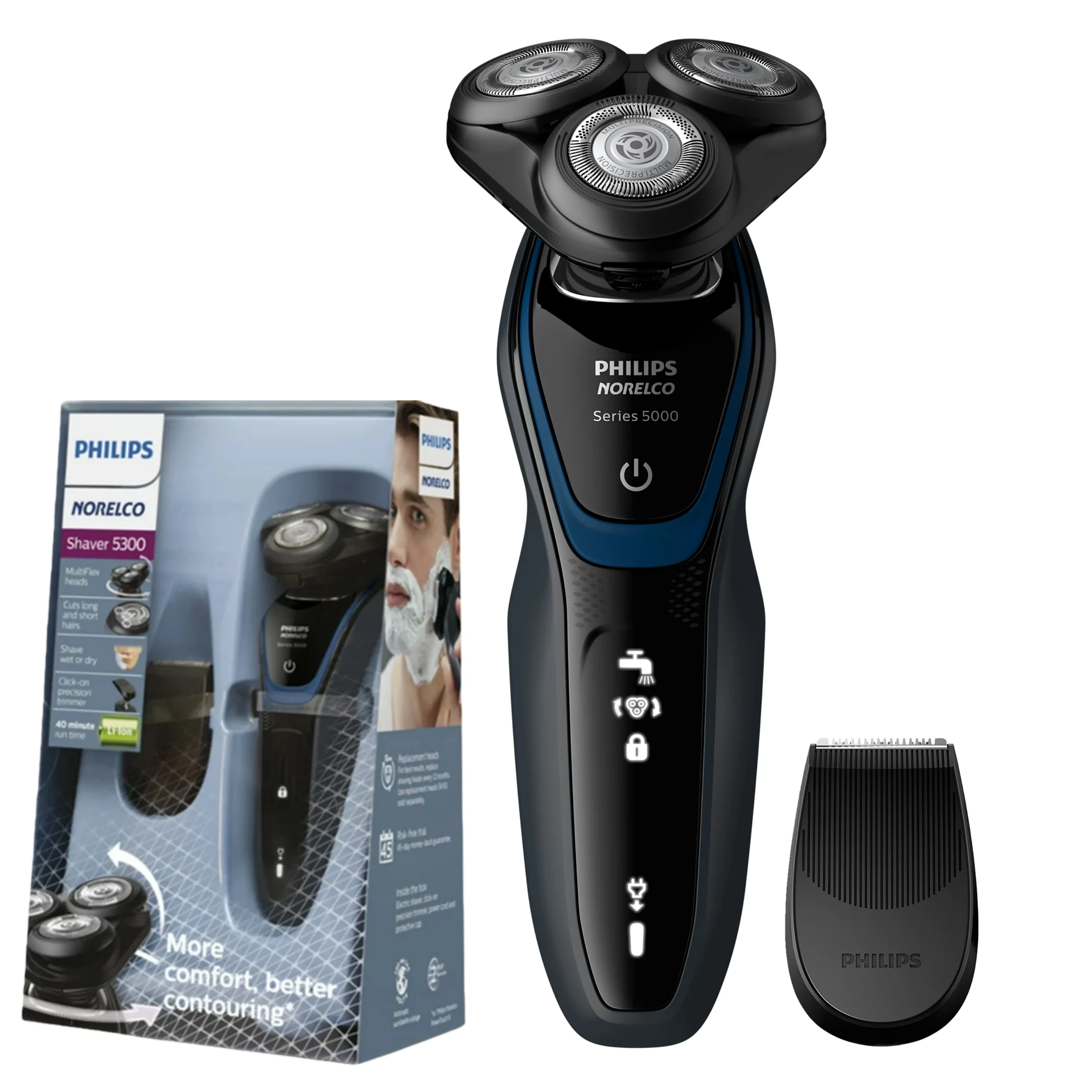 Philips Norelco Razor Shaver  series 5000 S5203, Wet & Dry, No original packaging, Quick Charge,  MultiPrecision Blade System