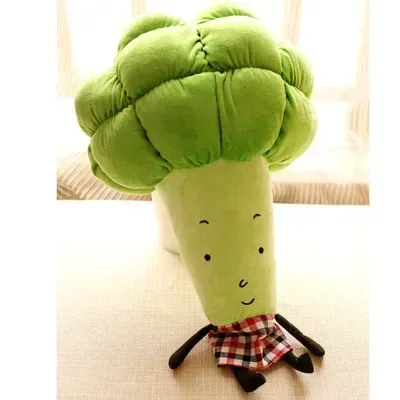 60 cm mignon personnalisé créatif légumes en peluche poupée jouets oreillers coussins canapé oreillers cadeau d'anniversaire brocoli citrouille maïs poupée