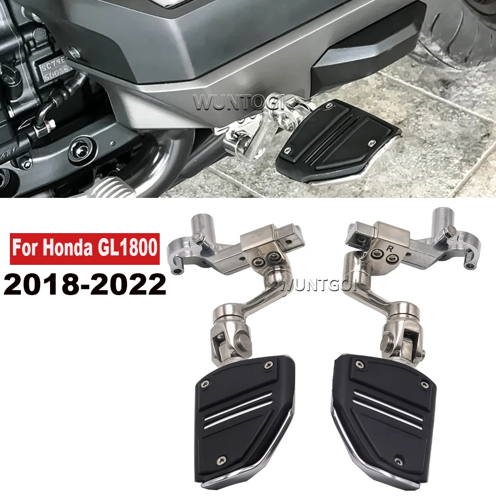 GL1800 para Honda Goldwing Tour DCT Airbag 1800 F6B GL1800 accesorios de ala dorada se adapta al Pedal de crucero clavija de carretera ajustable de 3 vías M