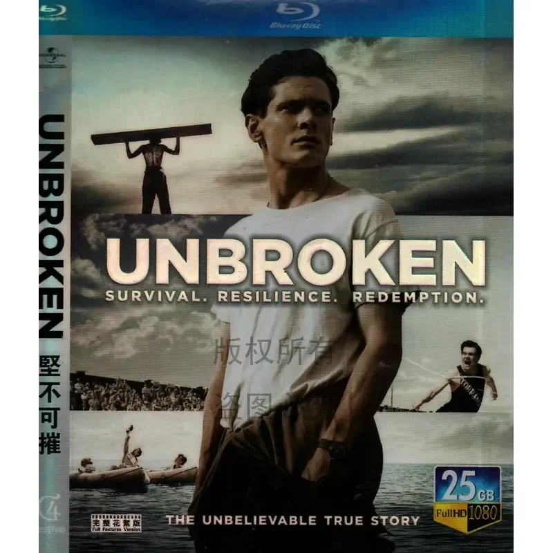 American War Biography Sports Movie Indestructible BD High Definition 1080p Blu-ray 1 Disc DVD