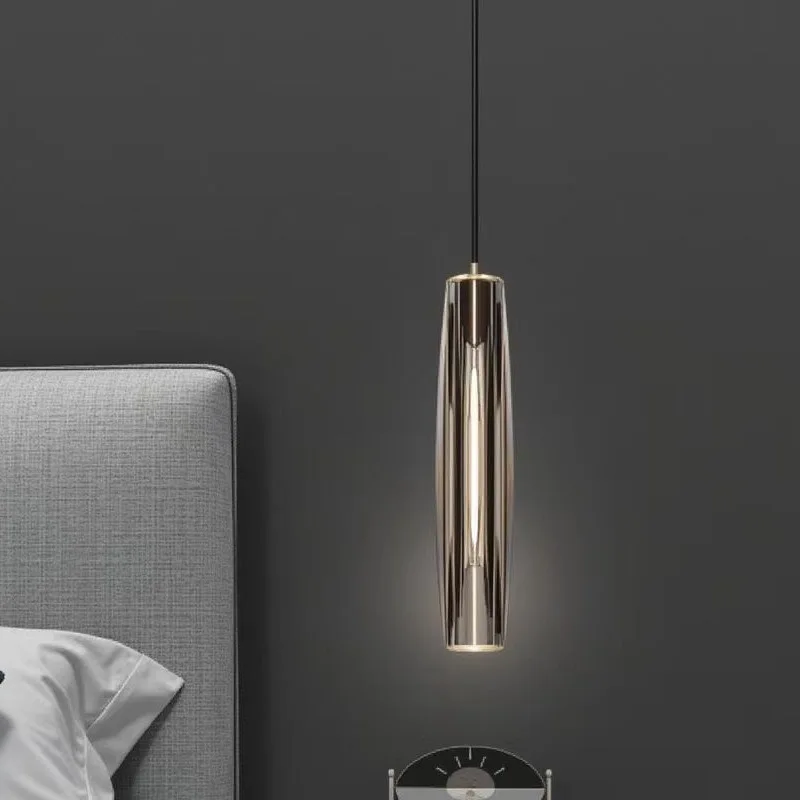 Italian Luxury Crystal LED Pendant Lights Contemporary Minimalist Hanging Lamps Living Room Bedroom