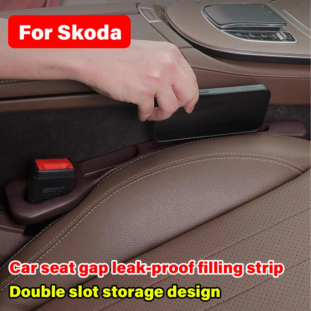 

Car Seat Gap Leak-proof Filling Storage Strip For Skoda Fabia 1 2 Kodiaq Citigo Scala Octavia A5 A7 Vision MK2 MK3 Accessories