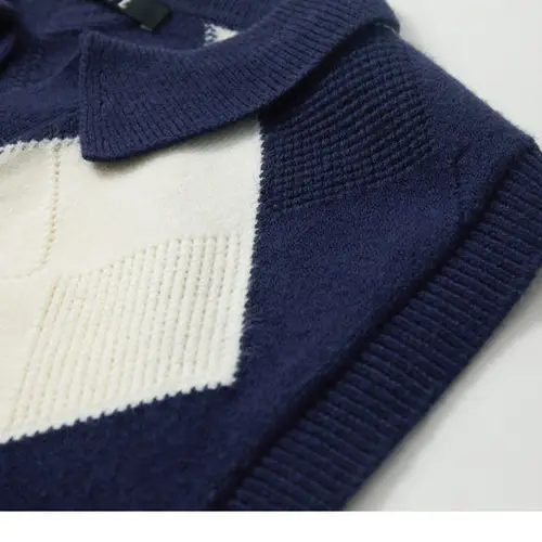 Anyan 여성용 민소매 스웨터 조끼, 용수철 니치 아가일 디자인, 다이아몬드 그리드 미니멀리스트 캐주얼 상의, 레트로 패션, 신상 