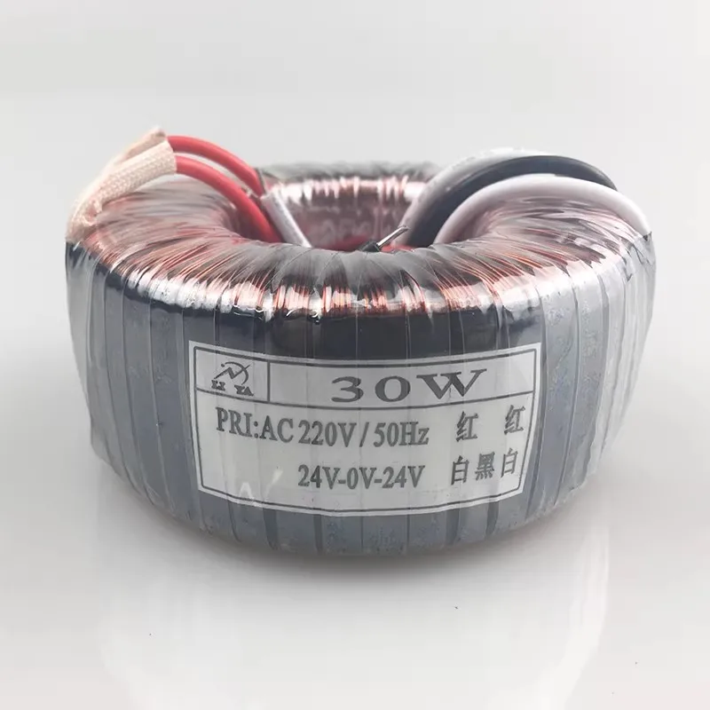 30W Toroidal Transformer 12V 15V 18V 20V 24V 26V 28V 30V Power Amplifier Audio Power Toroidal Transformer