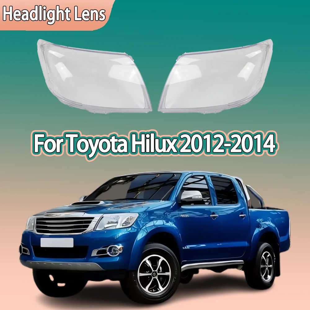 

Для Toyota Hilux 2012 2013 2014, крышка передней фары, линза для фар, прозрачный корпус из плексигласа, замена оригинального абажура