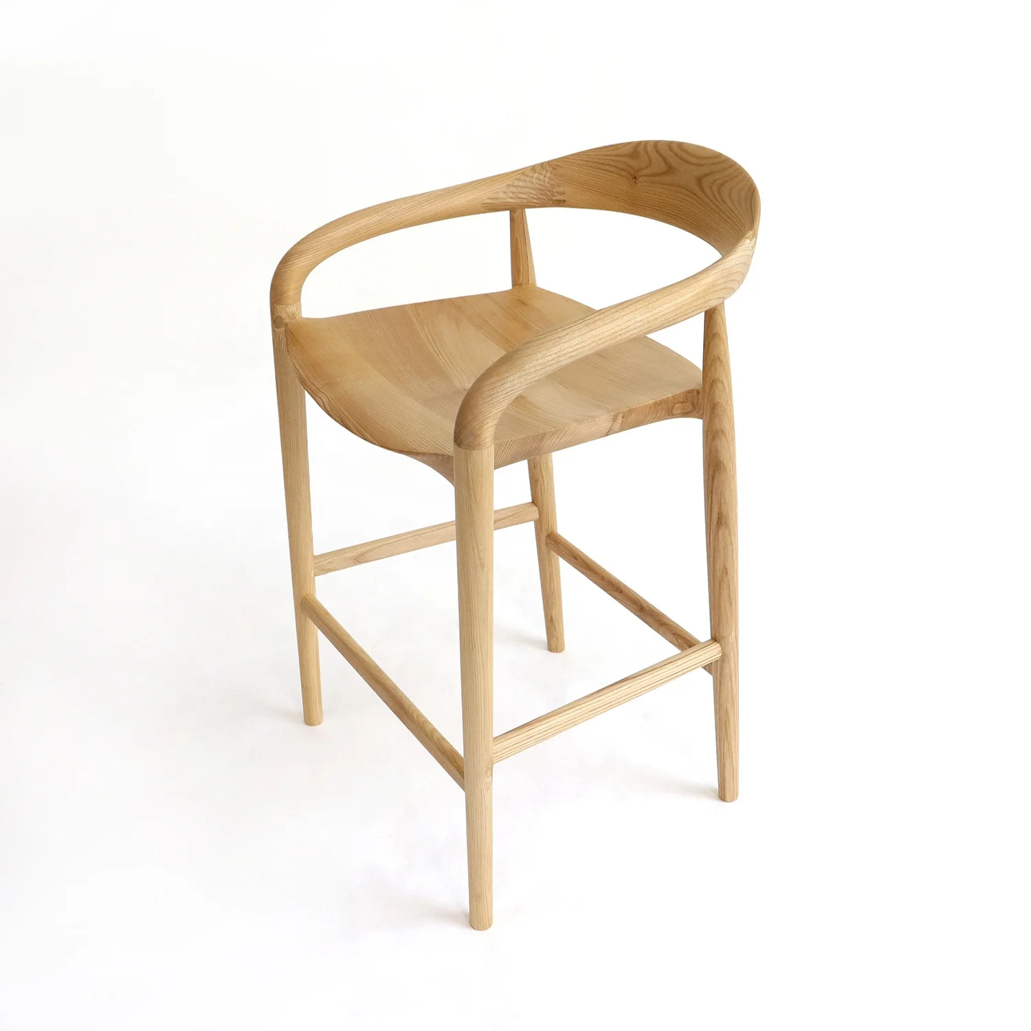 Hot Selling Chair, Hot Selling Luxury Design Solid Wood Stool Furniture Chair, Modern  Stool, High Chair, Coffee Bar