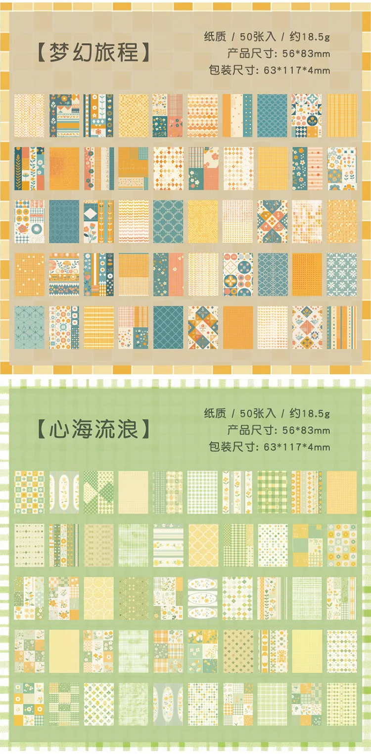 Nicht-Klebende Vintage Notizblöcke für Journaling Retro Dekorative Papierbögen Ästhetisches Schreibwaren-Set für Scrapbooking & DIY-Basteln – Detail 21