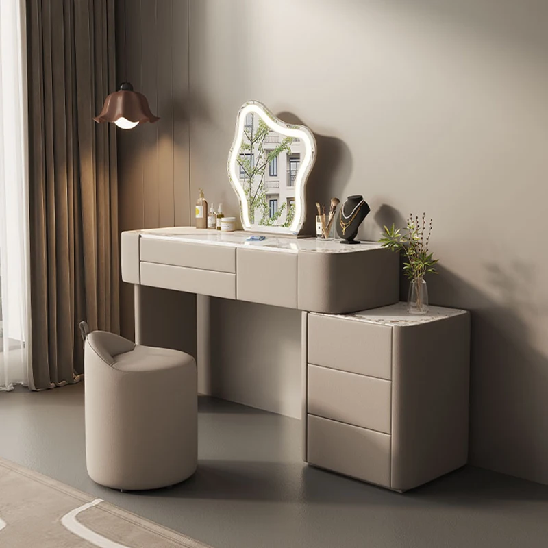 

Modern Dressing Table Living Room Furniture Desk Dresser Clothes Bedside Vanity Light Mirror Tocador De Maquillaje Organizer