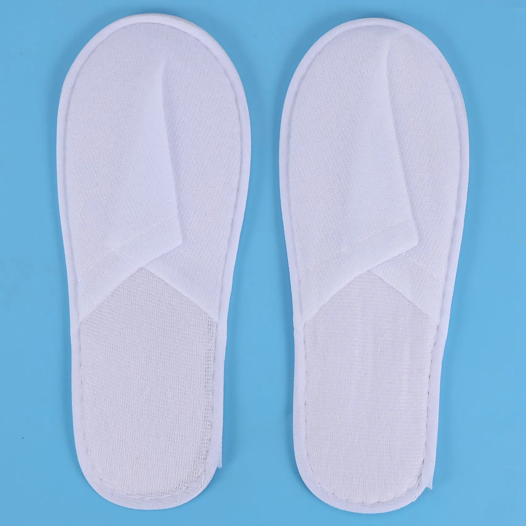 Pantoufles de poulet Parker fermées, taille adaptée pour hommes et femmes, adaptées à l'hôtel, au spa, aux invités, blanc, 24 paires