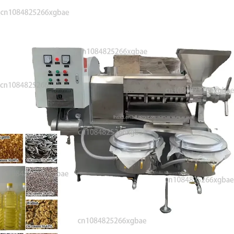 Industrial/Commercial Spiral Oil Press Production Sunflower Seed Soybean Peanut Oil Press