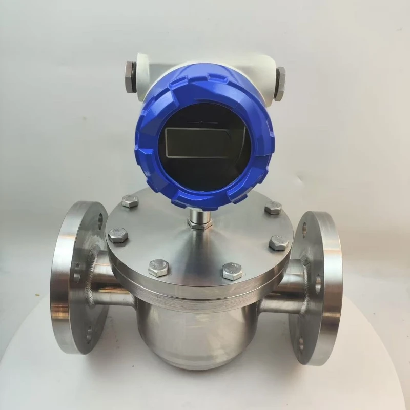 Sanitary gear flowmeter dn65 liquid viscosity large diameter high viscosity volumetric pipeline