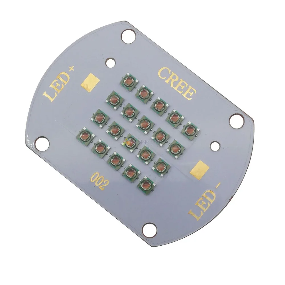 XP-E2 10LED 30W 20LED 60W XPE2 Intergrated LED Array Photo Red 660nm Far Red 730nm Copper PCB Board For Plant Grow