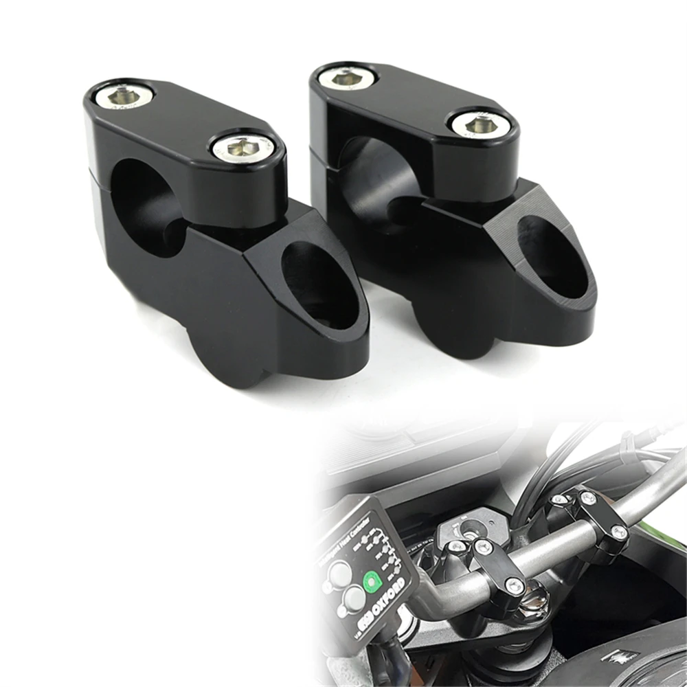 

For Honda CRF50F CRF70F CRF110F CRF80F CRF125F CRF250L CR250R 22mm 7/8" Off-set Handlebar Risers Back Moved Mount Extensio