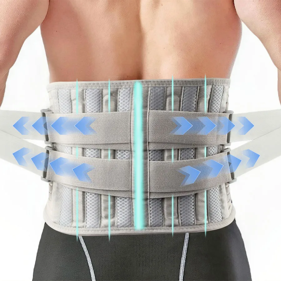 

Back Brace for Lower Back Pain,Anti-skid Breathable Support Belt for Men/Women Immediate Relief from Sciatica, Herniated Disc