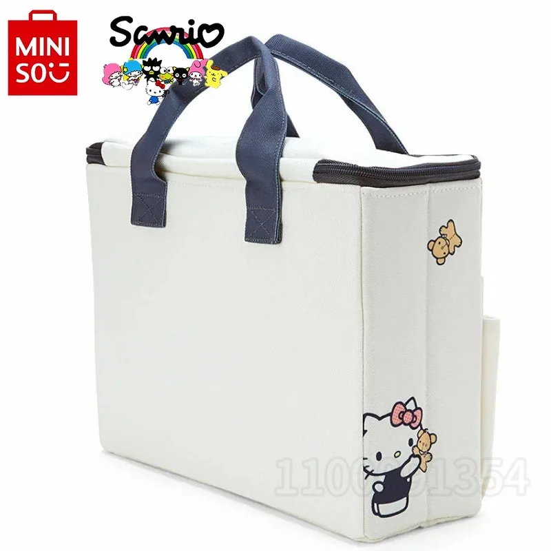 Hello Kitty-Bolso de mano para pañales de bebé, Mini bolsa de bebé de dibujos animados, multifuncional, de moda, de lona, portátil, de alta calidad, nuevo