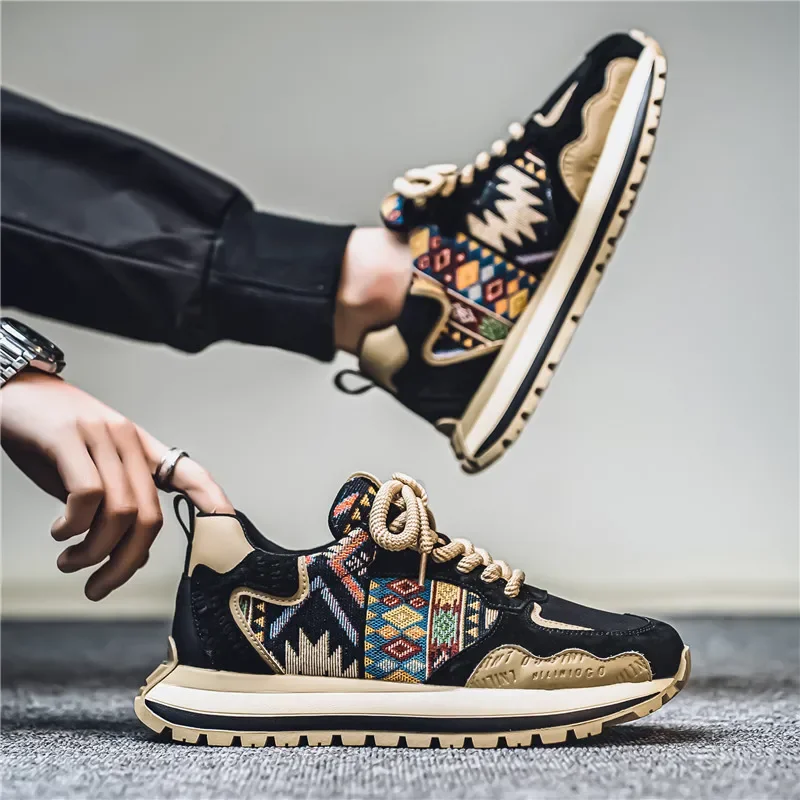 Casual Sneaker Loafers Men's Sneakers Fabric Sports and Leisure Soft and Comfortable Ventilate Non-Slip Shoes for Men Fashion image 5