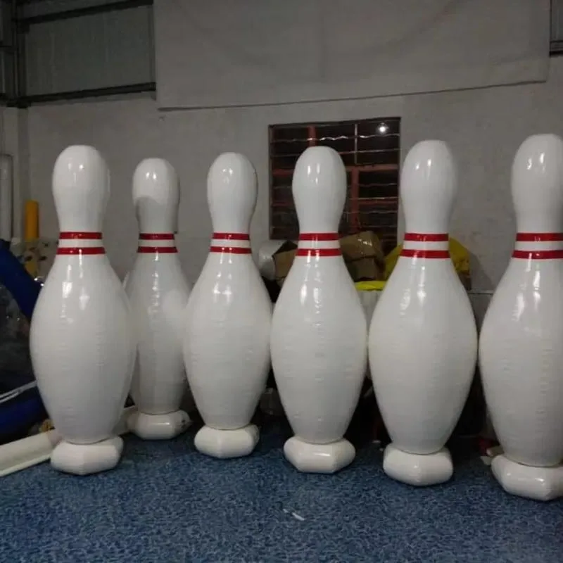 Giant Inflatable Bowling Stick Set Custom Sports Props for Events Team Building