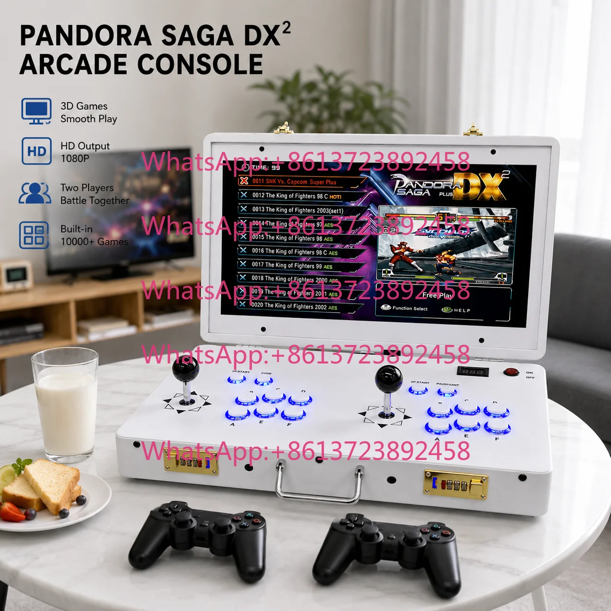 Factory Wholesale 19 Inch Screen Two Player for Arcade Game Machine Universal Plug Customized English 1 Year Warranty