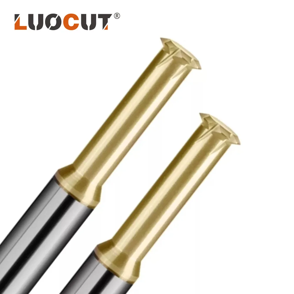 

CNC machining center tool Three-tooth titanium alloy thread milling cutter Integral tungsten steel cutter
