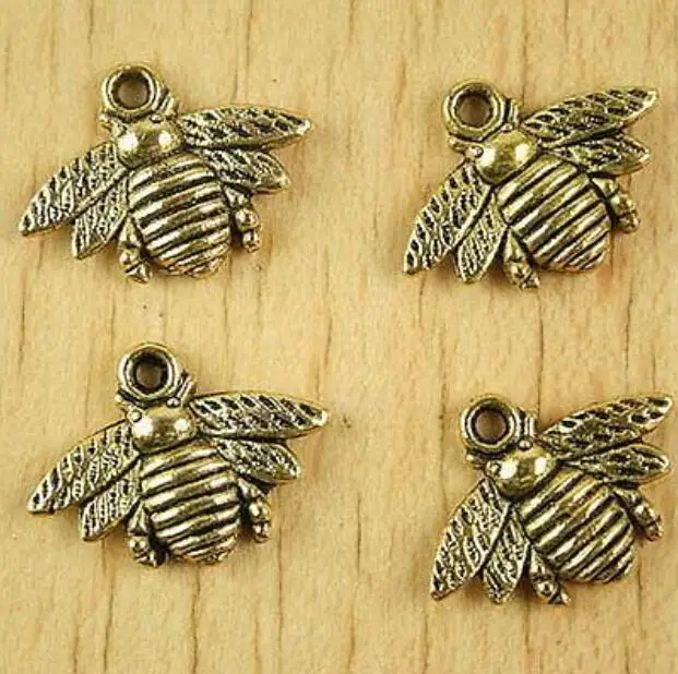 10pcs 16x21.5mm honeybee charm finding H2878