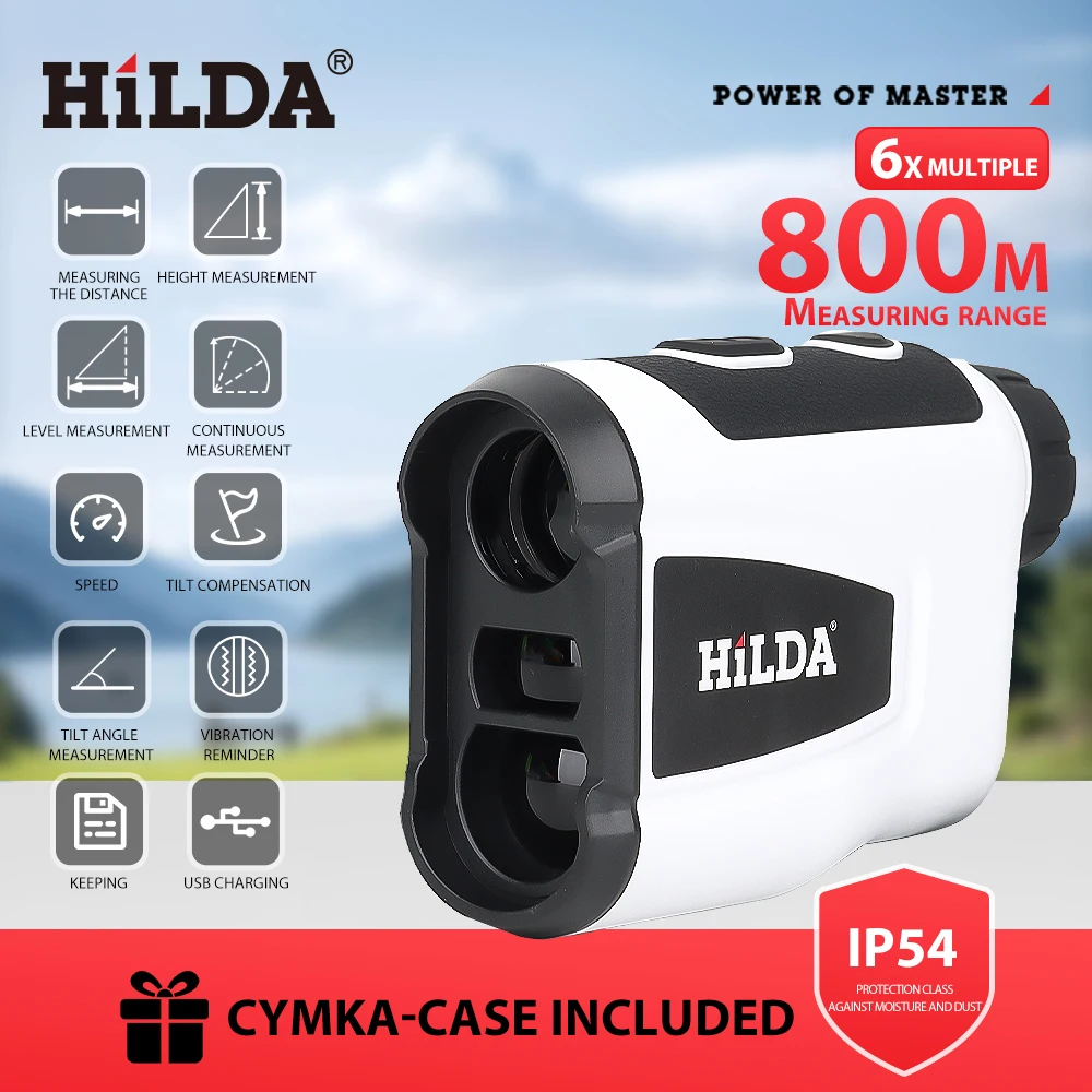 Rangefinder Laser Golf - HILDA 800M 골프 레이저 거리 측정기
