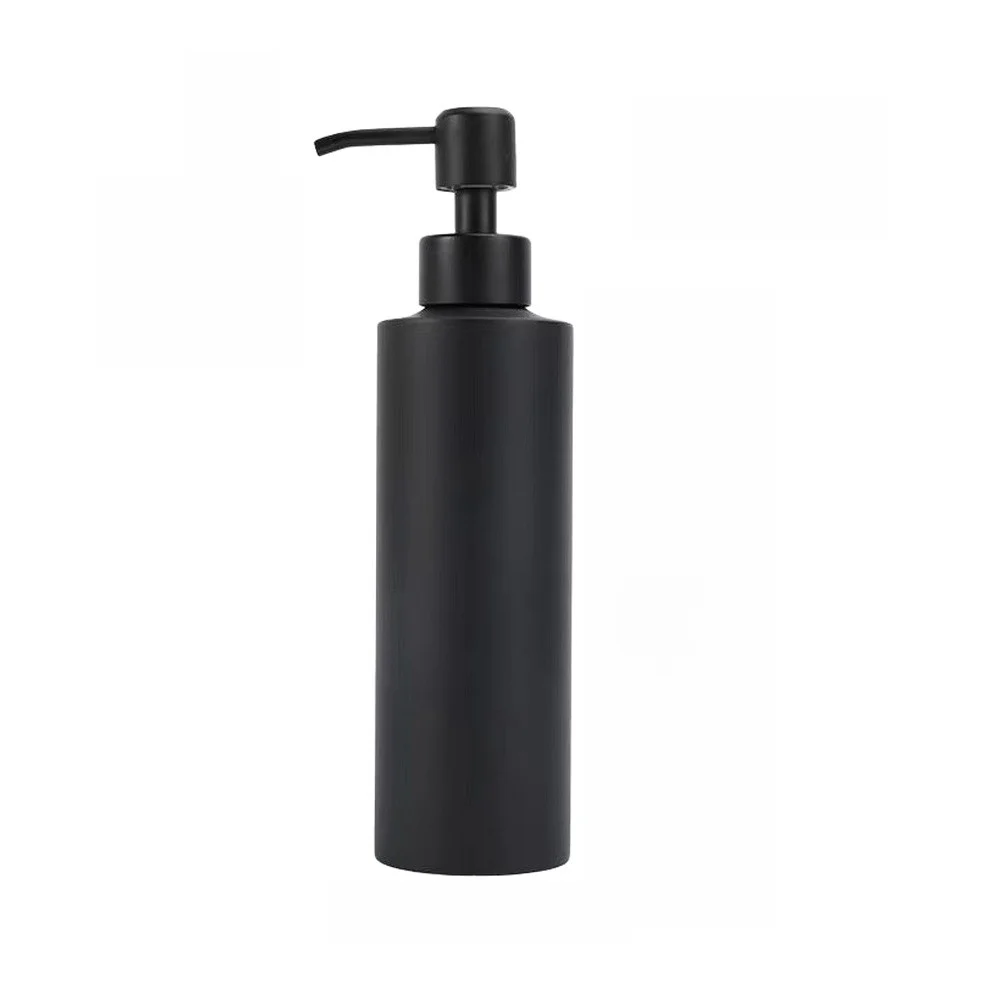 304 Stainless Steel Black Lotion Bottle With Press Soap Dispenser For Bathroom Kitchen Shower Gel Shampoo Liquid Container