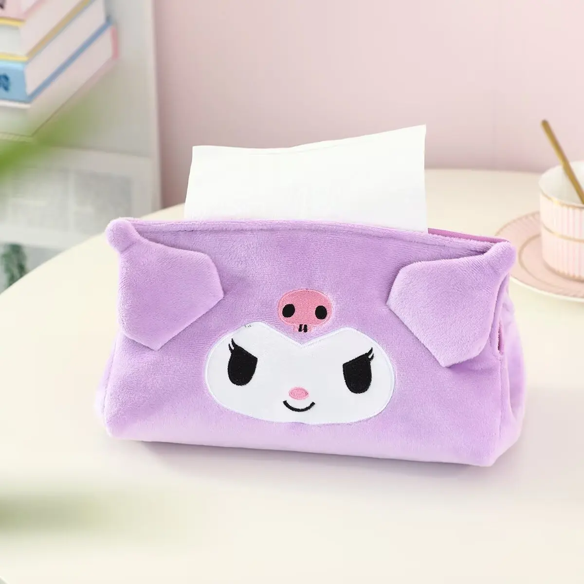

Плюшевая кукла Sanrio Kuromi My Melody HANYODON Pochacco Cinnamoroll, игрушка в коробке для салфеток Hello Kitty, мягкий подарок для детей