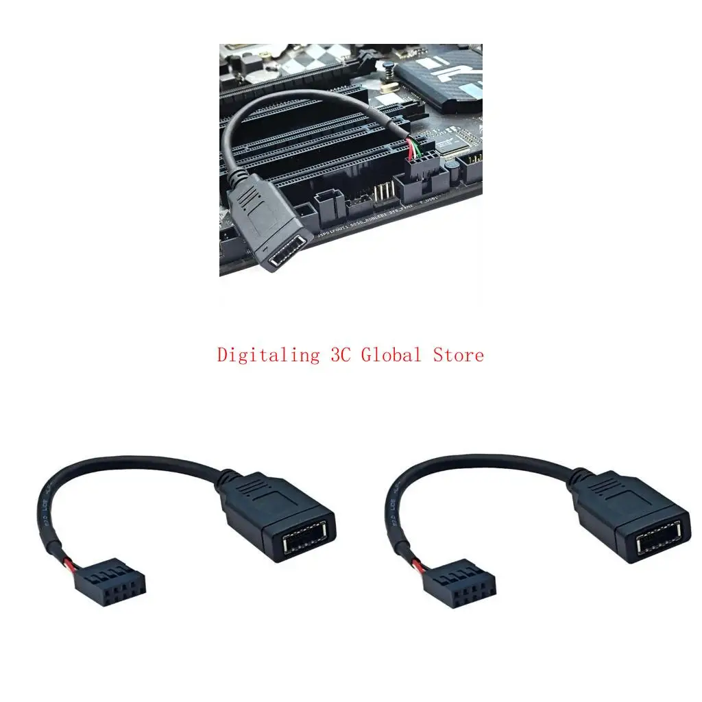 

USB2.0 9PIN с типом Enectors Connectors заголовок материнской платы для переднего порта типа C