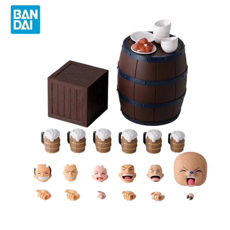

Bandai Original One Piece Anime Figure The Straw Hat Pirates Accessory Bag Action Figure Toys for Kids Gift Collectible Model