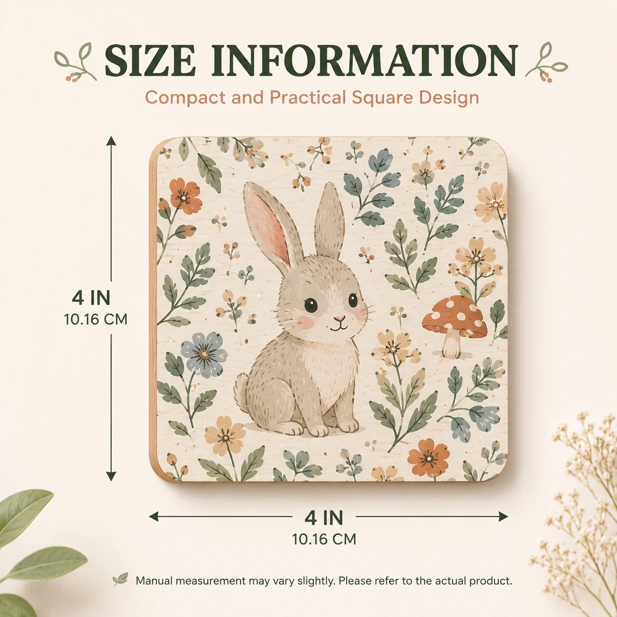 1PC 맞춤 인쇄 정사각형 나무 컵받침 개인화 이미지  - Coffee Tea Images 리뷰 및 가격