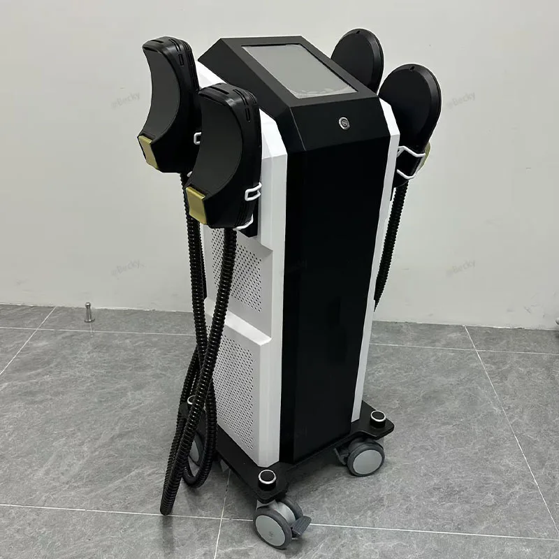 Kekuatan Besar Profesional Pembakar Lemak Penghilang Selulit 6500W Mesin Pemahat EMS Memahat 15 Mesin Tesla RF EMS