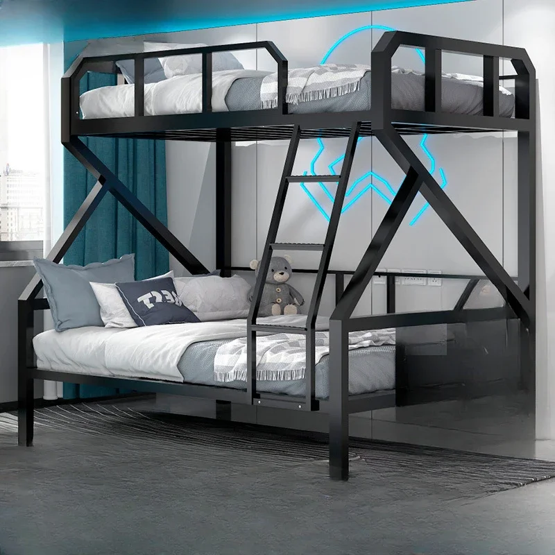 Double e-sports bed e-sports hotel dormitory iron frame bed double mother and child bed