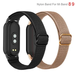 Elastic Nylon Band For Xiaomi Mi Band 8 Sports Women Men Watch Bracelet Strap Loop For Miband 8 Replacement