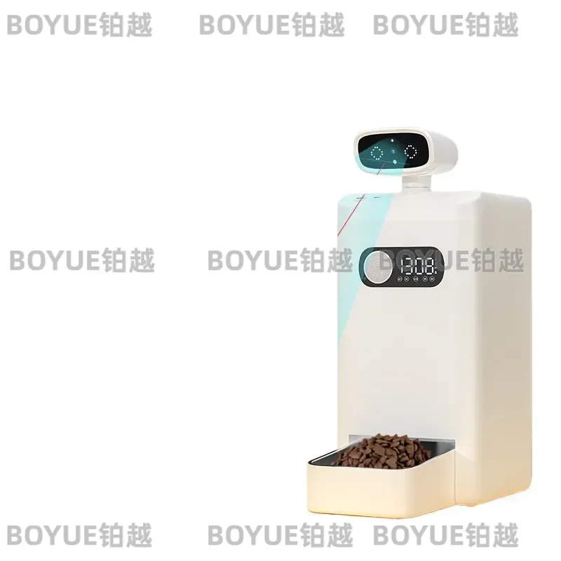 for OEM Ai 400W Pixel Camera Intelligent Automatic Cat Food Dispenser 3.5L Capacity Environmentally Friendly Stainless Steel