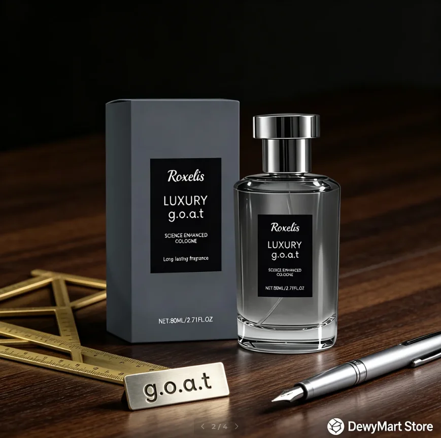 

Roxelis Luxury GOAT Cologne, Woody Floral Scent Long-Lasting Fragrance for Men Daily Wear