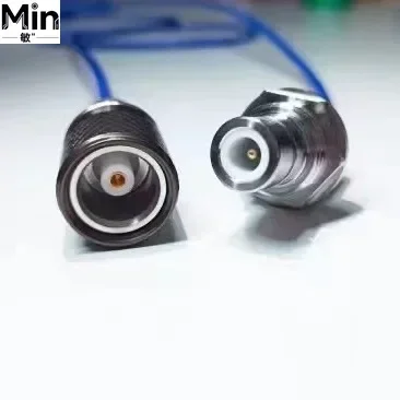 Length IP69 Waterproof Stainless Steel Coaxial Underwater Connector for ROV Subsea Communication Application