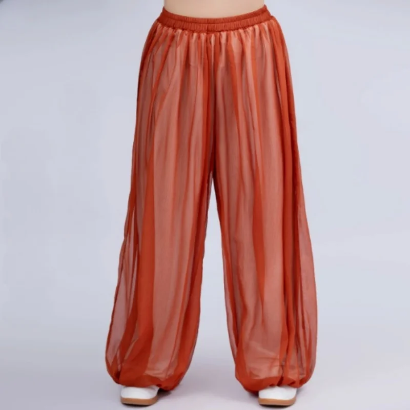 summer-loose-version-training-trousers-tai-chi-kung-fu-practice-pants-double-layer-pearl-gauze-breathable-martial-arts-pants