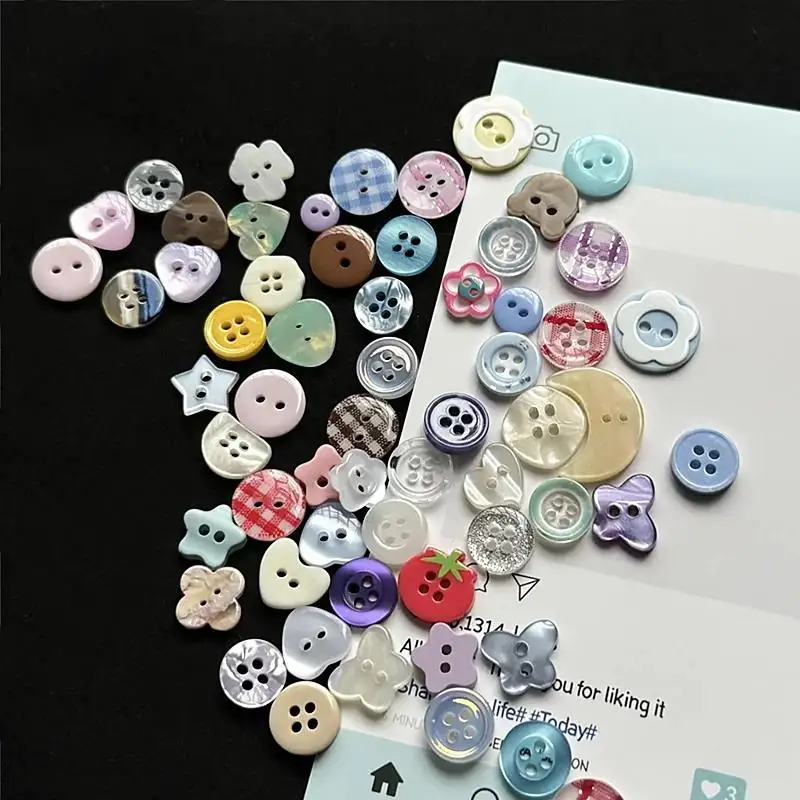 

DIY Scrapbooking Cute Sewing Button 10pcs Randomly Clothing Accessories For Crafts Embellishment Decoration