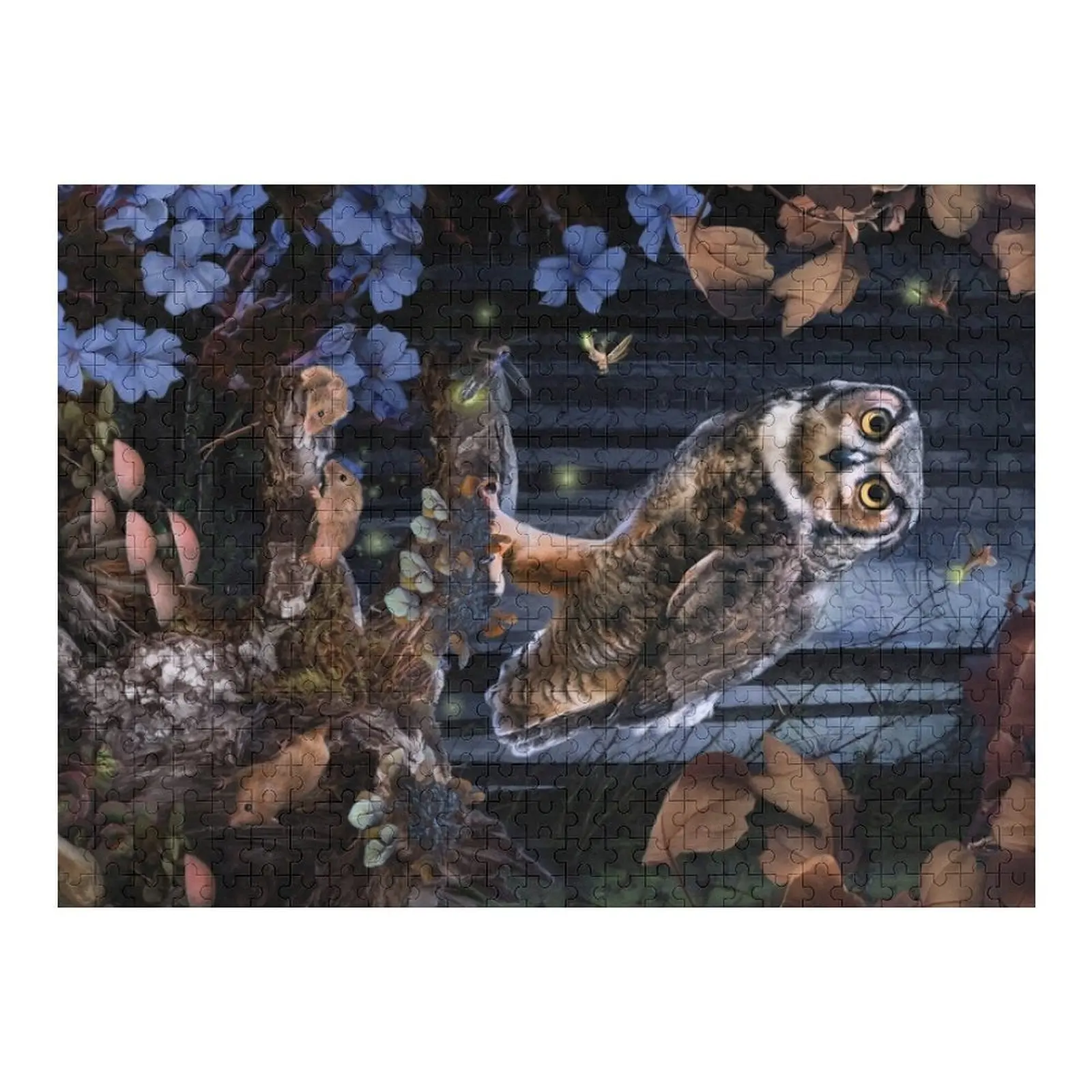 

The Owl Jigsaw Puzzle Wood Animals Customizable Gift Puzzle