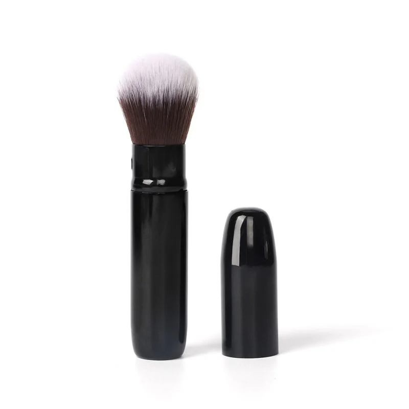

Black lipstick retractable brush Single Portable Loose powder brush Travel Makeup Tools Setting Powder