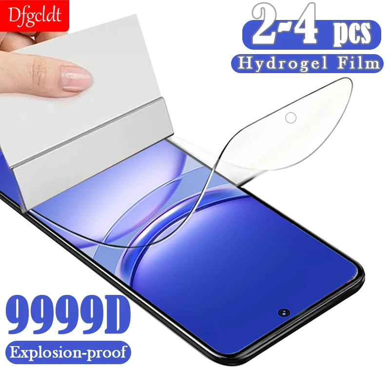 2-4Pcs Soft Silicone Hydrogel Film For Huawei Nova 12s 11i 10z 8i 7i 5t Screen Protector For Huawei Nova Y90 Y72 Y71 Y70 Y61 Y60