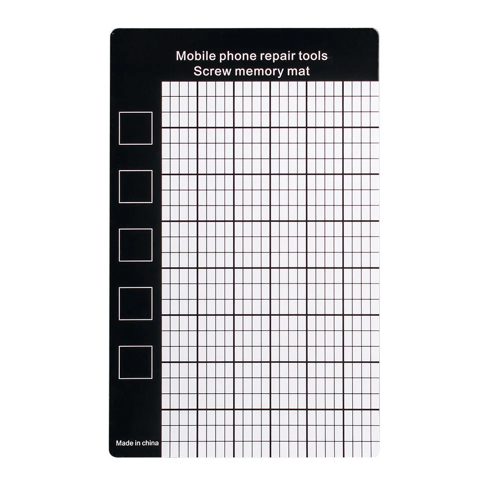 145×90mm Magnetic Pad Working Memory Pad Mobile Phone Repair Tools Magnetic Screw Mat Small Size Chart Work Pad