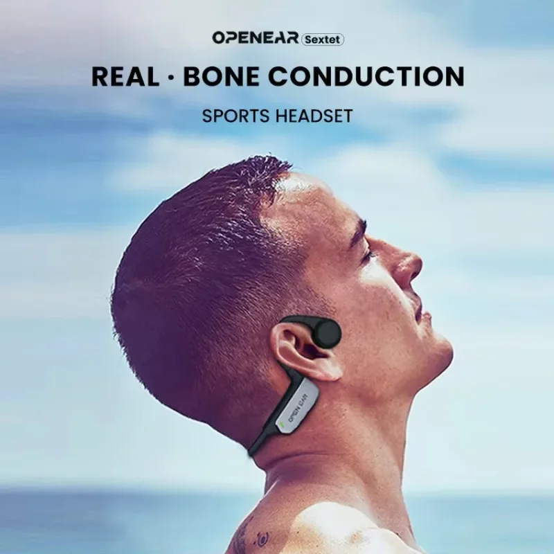 ALOVA Open Ear Sport Wireless Bluetooth Headset Bone Conduction Headphone Earphone