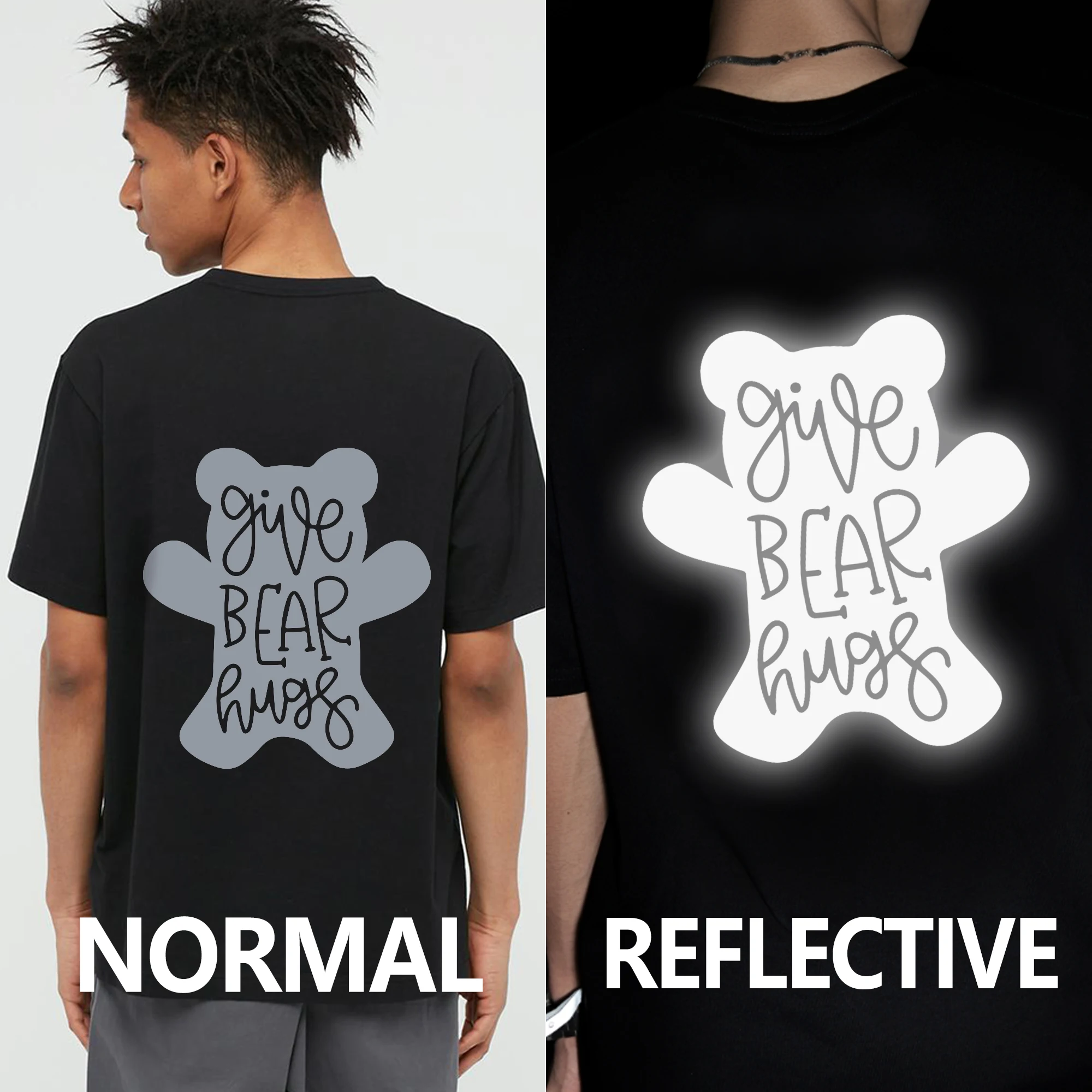 Reflective Heat Transfer Vinyl Sheets,For DIY Clothing T-Shirt Mask Jeans Backpack ,Heat Transfer Sticker，Easy to Cut &Weed