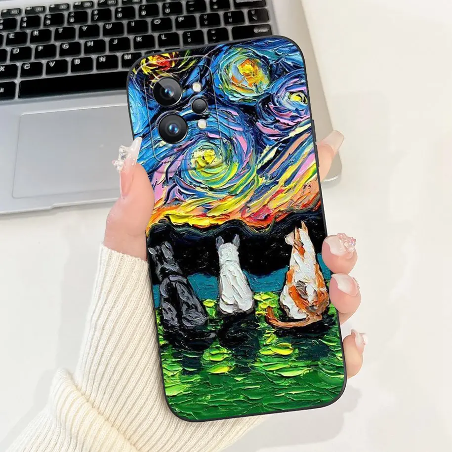 جراب هاتف سيليكون لين لـ Realme ، غطاء لطيف ، قلب حب ، Realme GT 2 Pro 5G ، Neo 2 ، مصد Realme GT Neo 2